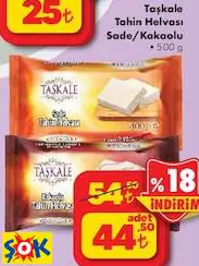 TAŞKALE TAHİN HELVASI SADE/KAKAOLU 500 G TAŞKALE TAHİN HELVASI SADE/KAKAOLU 500 G